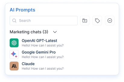 Easily manage all chats | Curateit